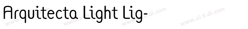 Arquitecta Light Lig字体转换